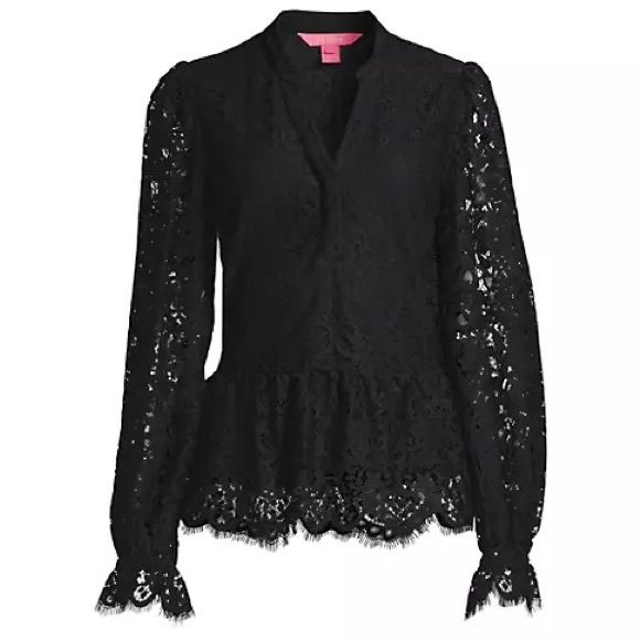NWT Lilly Pulitzer Jacelynn Lace Top - Picture 6 of 13